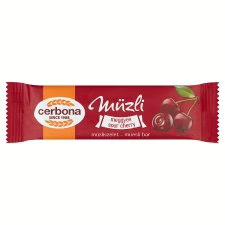 Cerbona müzliszelet piros gyümölcs 20g