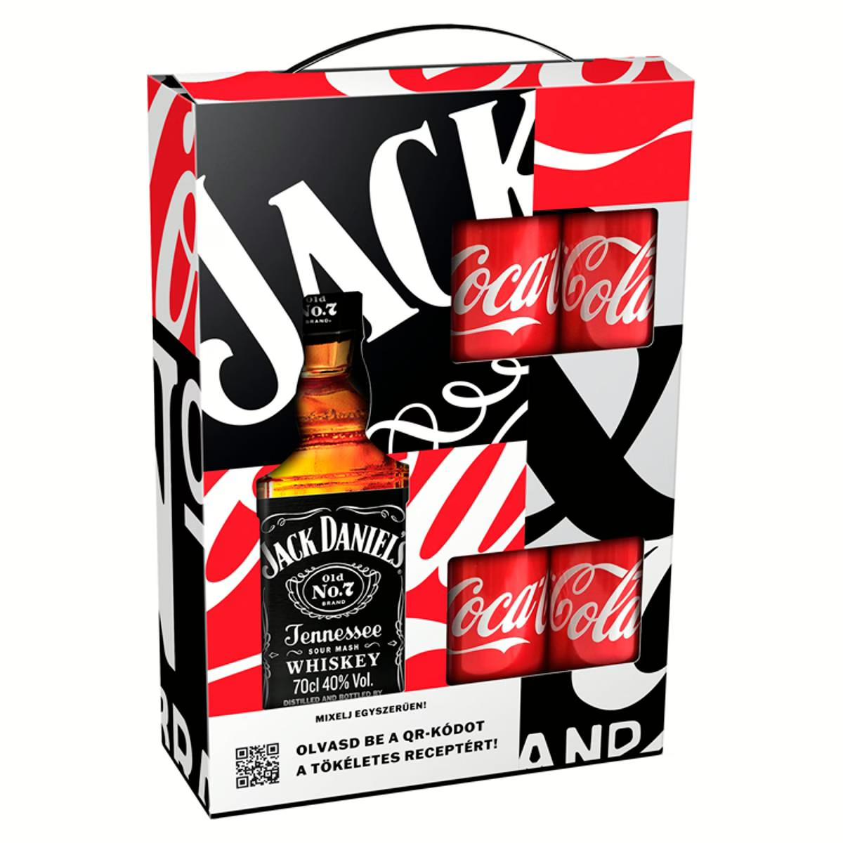 Jack Daniel's 40% 0.7l + 4x0.33l Cola
