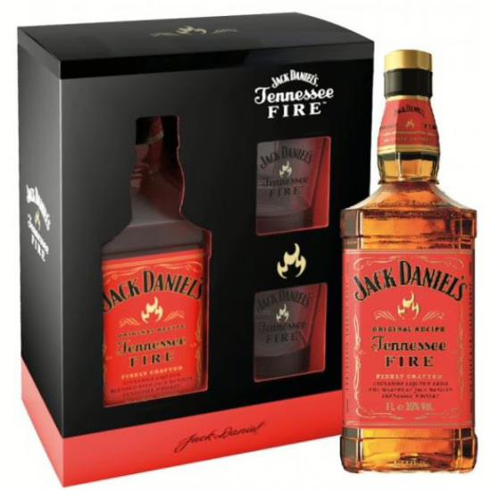 Jack Daniel's Fahéj 35% 0.7l + 2pohár