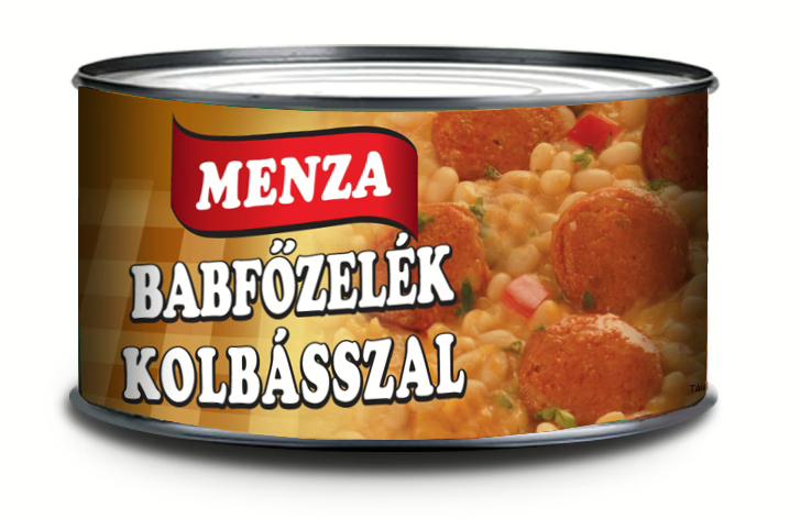 Menza Babfőzelék lecsókolbásszal 400g