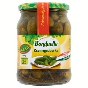 Bonduelle csememege uborka 3-6cm 550g