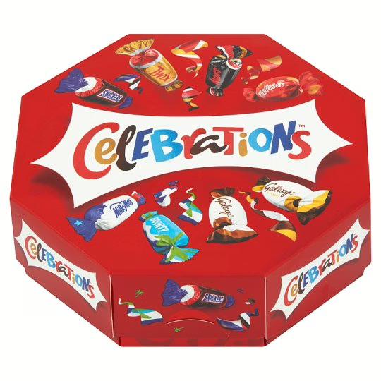 Celebrations vegyes csokoládé 196g