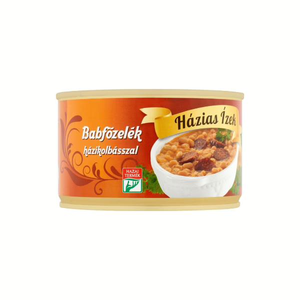 Házias Ízek Babfőzelék kolbásszal 400g