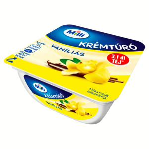 Milli vaníliás krémtúró 90g