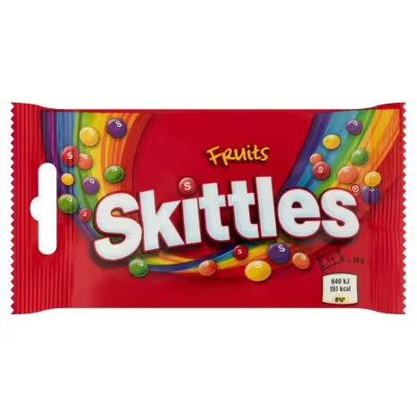 Skittles Fruits piros 38g