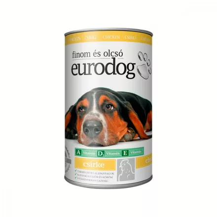 Eurodog kutyakonzerv csirke 1240g