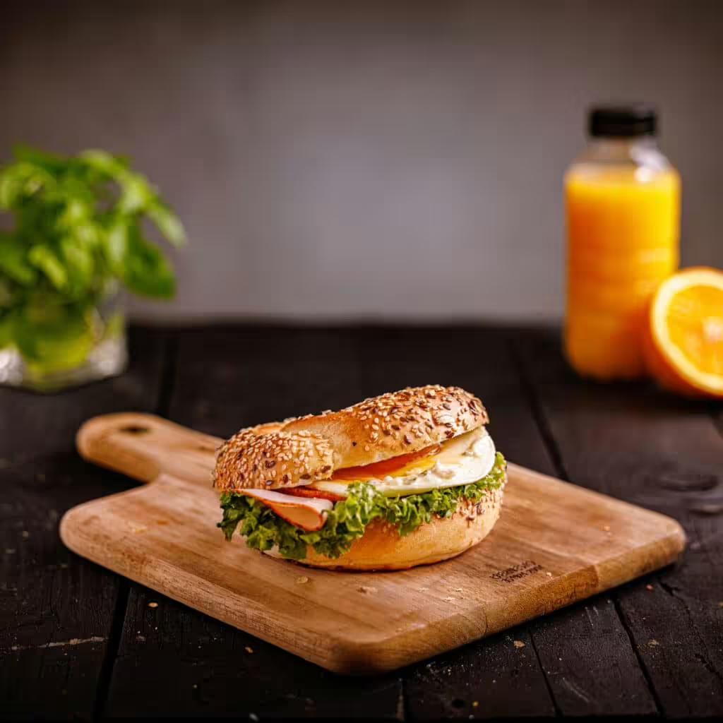 Party-Co Bagel Ham &amp; Eggs szendvics