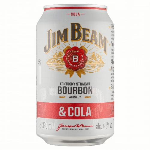 Jim Beam &amp; Cola 4.5% 0.33l
