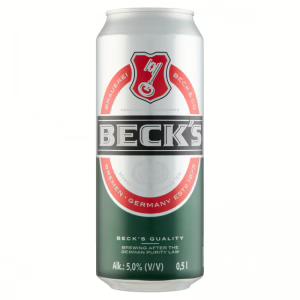 Beck's világos sör 5% 0.5l doboz