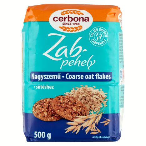 Cerbona zabpehely nagyszemű 500g