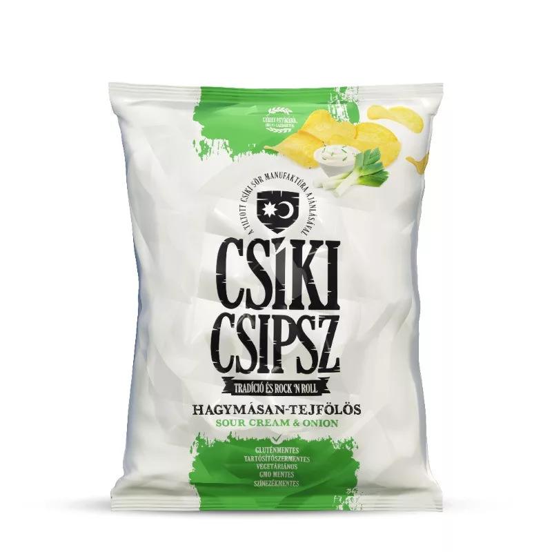 Csíki Csipsz Hagymás-Tejfölös 100g