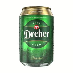 Dreher világos sör 5% 0.33 doboz