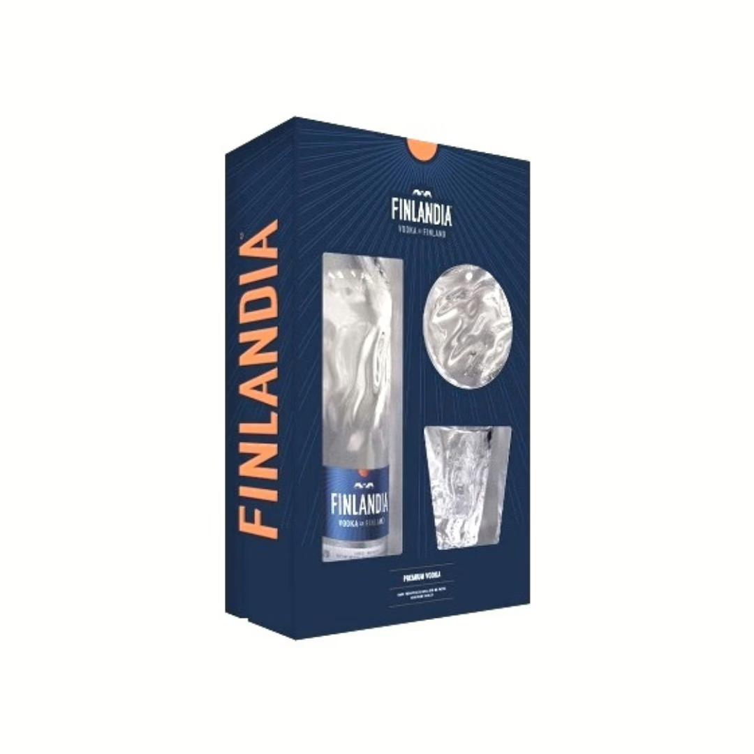 Finlandia vodka 40% 0.7l + 2 pohár