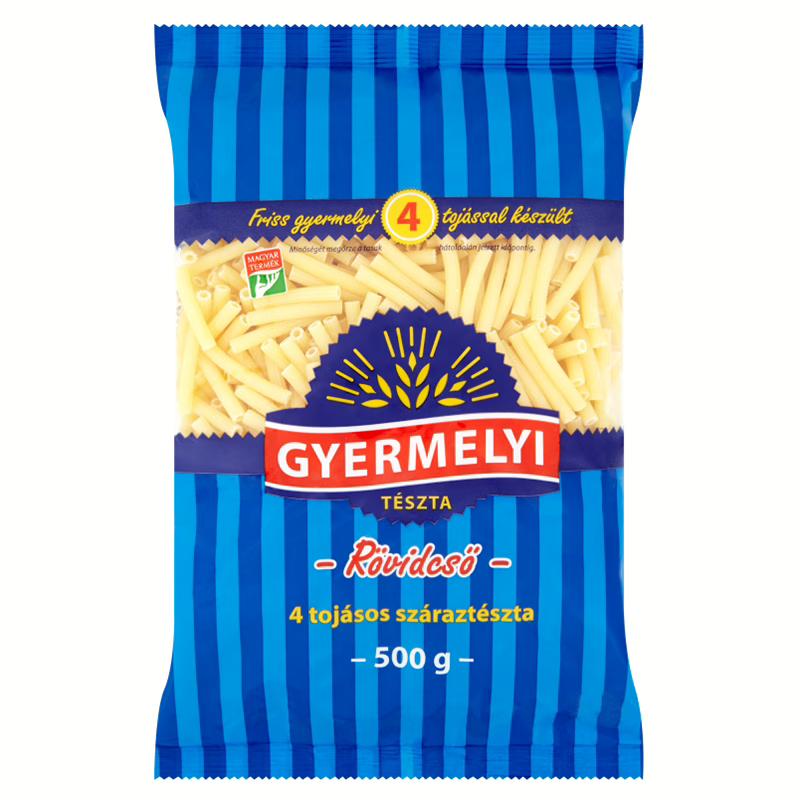 Gyermelyi rövidcső száraztészta 500g