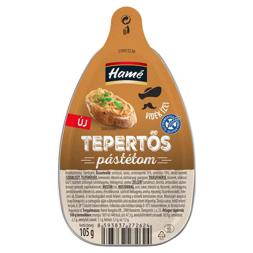 Hamé Tepertős pástétom 105g