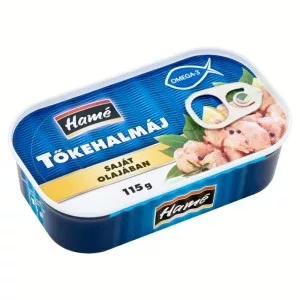 Hamé Tőkehalmáj olajban 115g