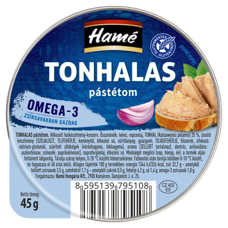 Hamé tonhalas pastétom 45g