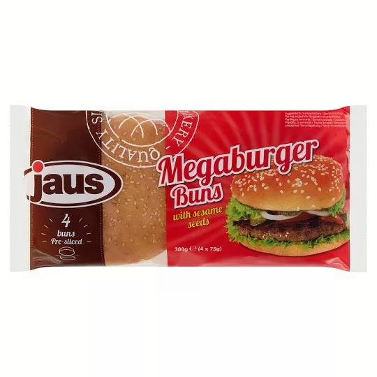 Jaus Hamburger szezámmagos 6db-os 300g