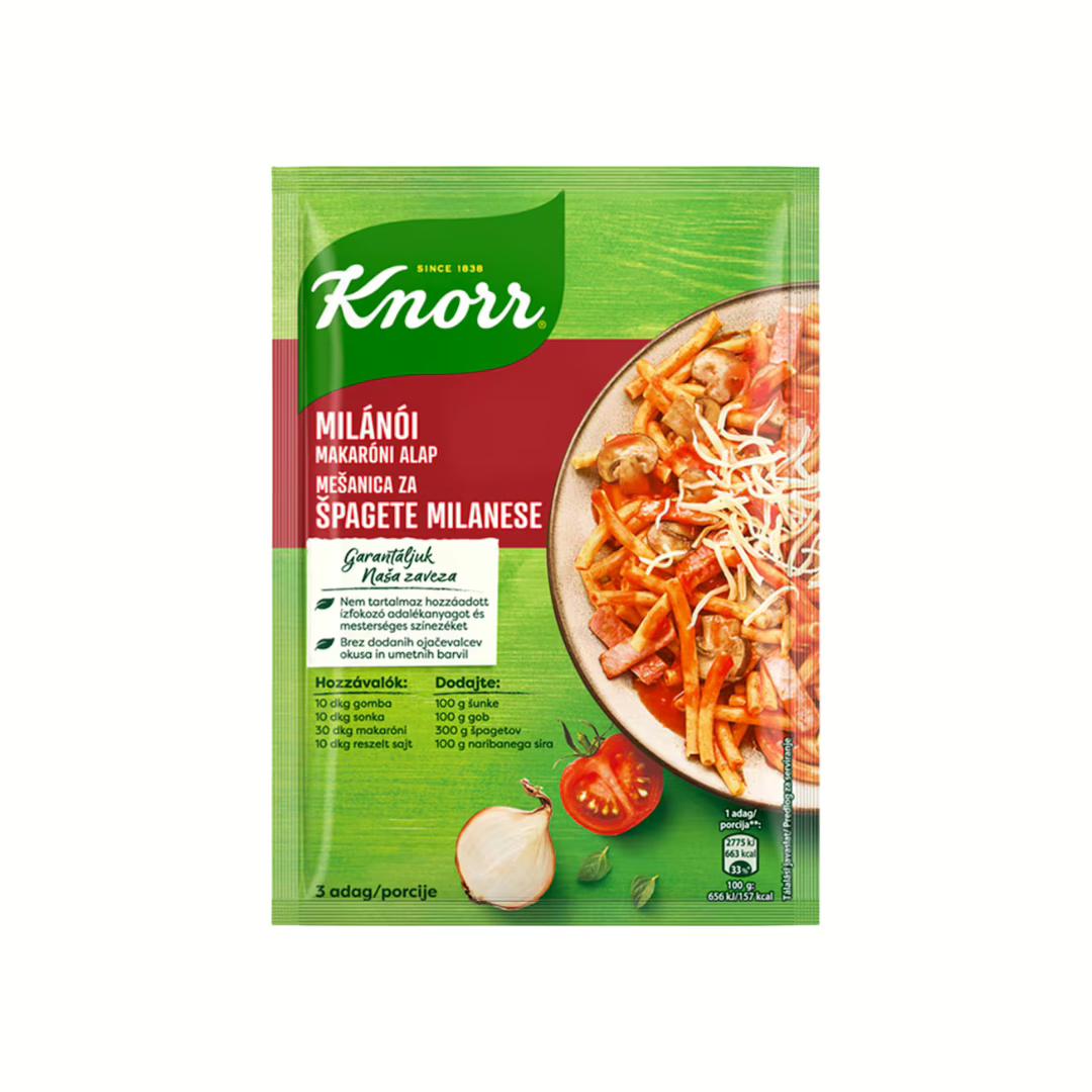 Knorr Milánói makaróni fix alap 60g