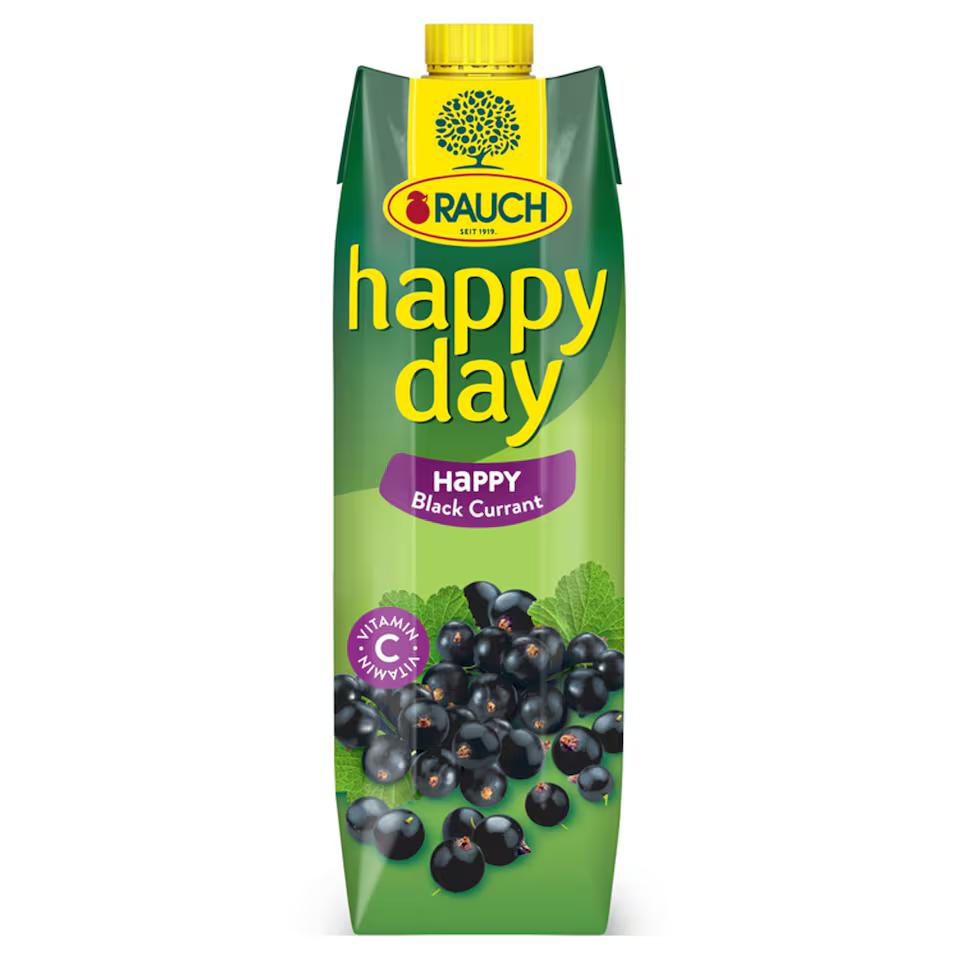 Rauch Happy Day Feketeribizli 25% 1l