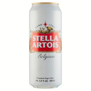 Stella Artois világos sör 5% 0.5l doboz