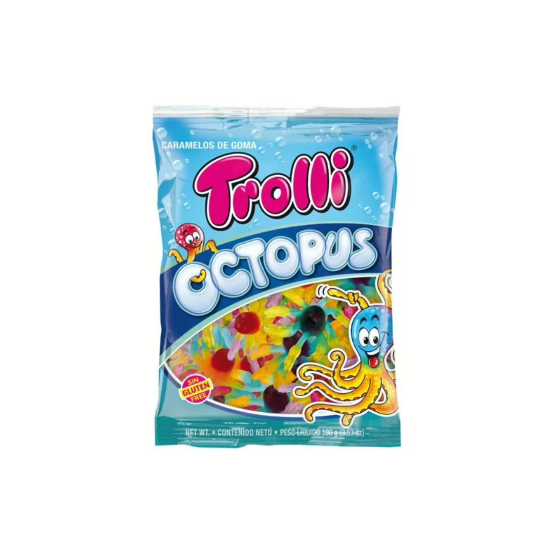 Trolli Octopus Blue nyelvfestős 100g