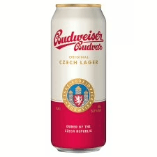 Budweiser világos sör 5% 0.5l doboz
