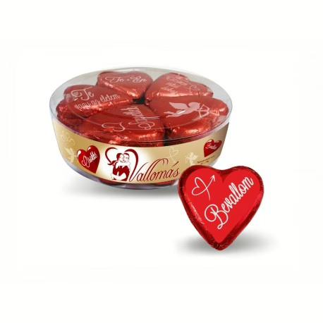 Vallomás Tejcsokoládés szív 24g