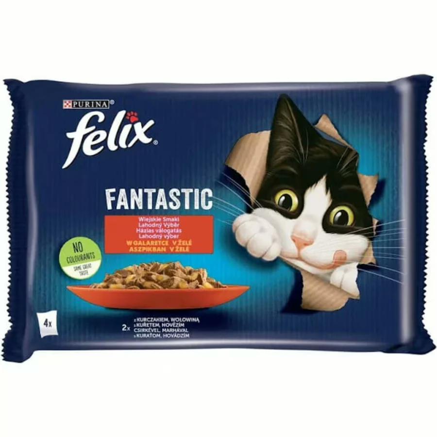 Felix Fantastic csirke-marha 4*85g