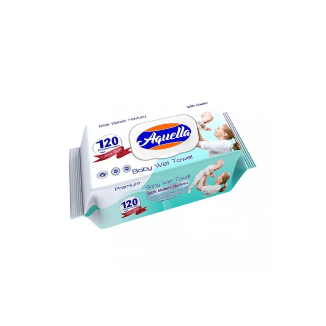 Aquella nedves törlőkendő 120db