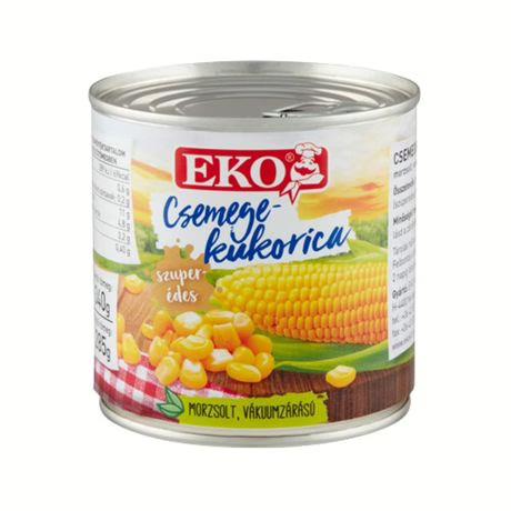 Eko csemegekukorica szuper édes 340g