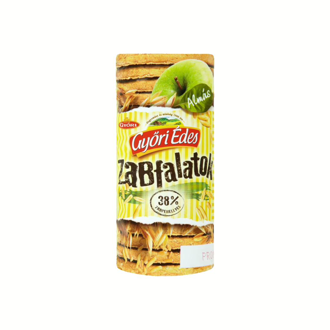 Győri Édes Zabfalatok Almás 225g