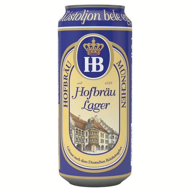 HB Lager világos sör 4% 0.5l