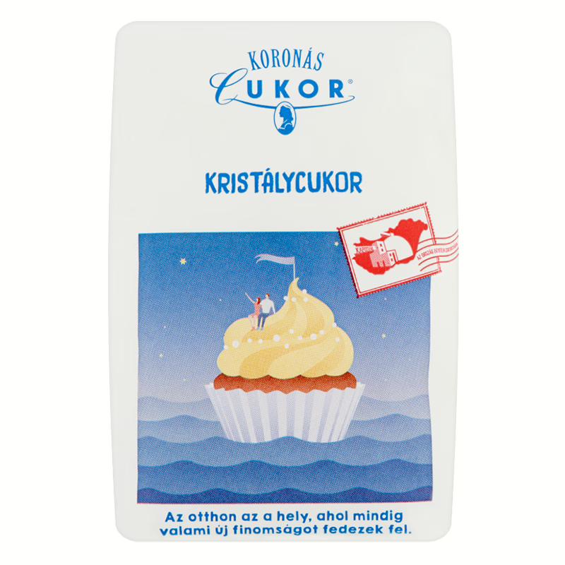 Koronás Kristálycukor 1kg