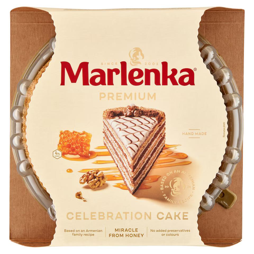 Marlenka Torta mézes - Diós 800g