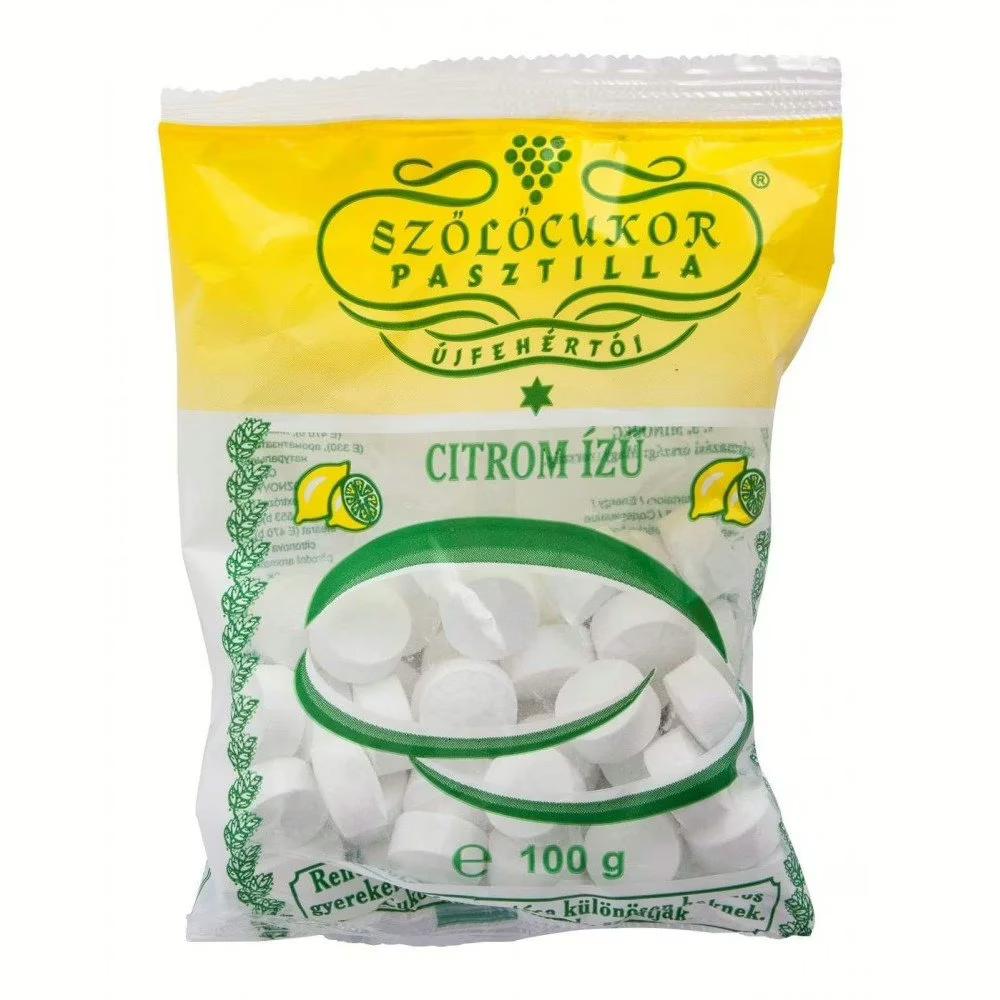 Szőlőcukor citrom 80g
