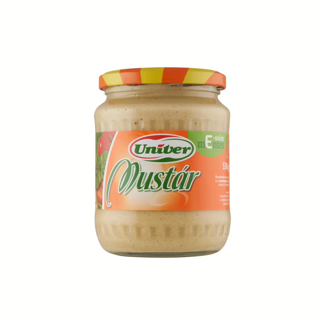 Univer mustár 530g üveges