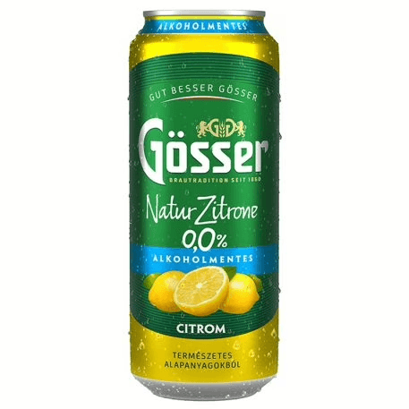 Gösser Citrom 0% 0.5l doboz